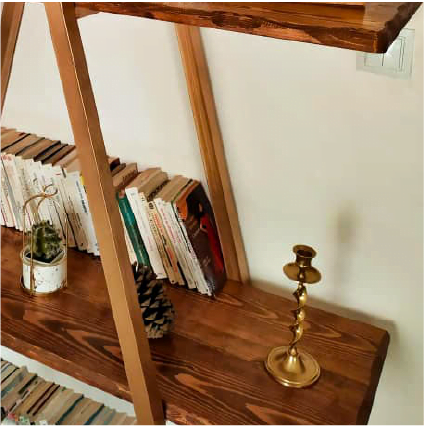 Meuble Etagère Pyramide 4 meuble bois métal