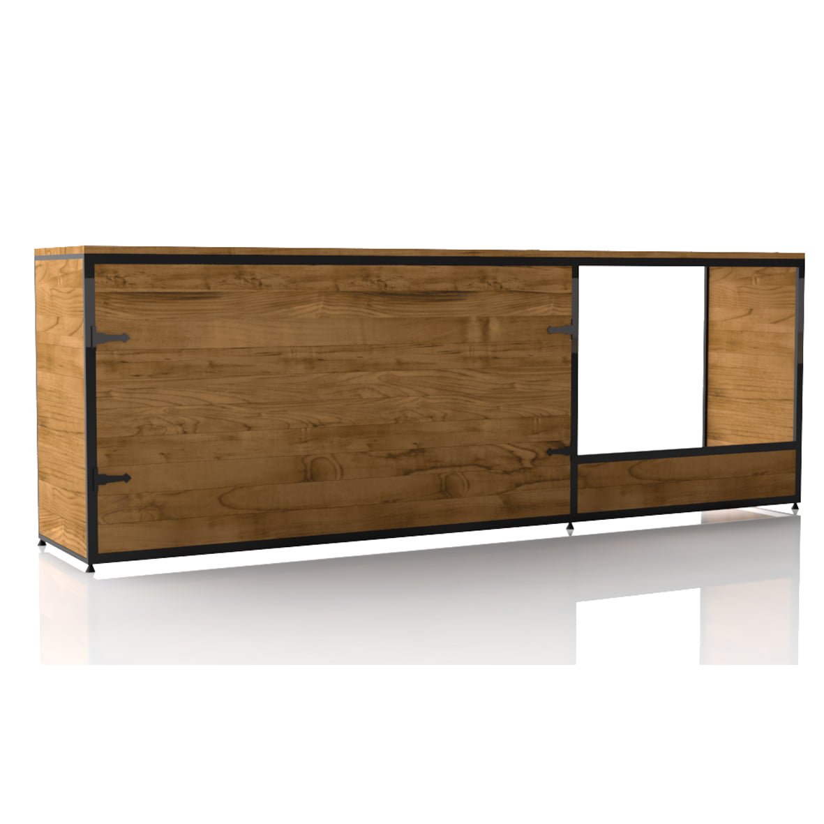 Comptoir Baroque Bois Massif 1 Comptoir baroque bois metal