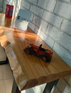 apropos de nous Console-bois-metal-chene