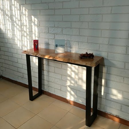 Console Trapeze 5 Console-industrielle-chene