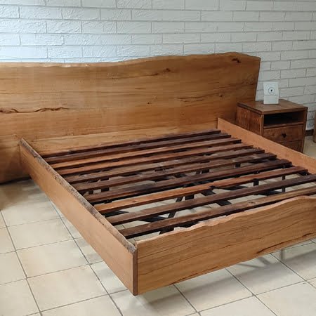 Lit Suspendu Seba King Size 3 Lit-beech-deux-places-solide