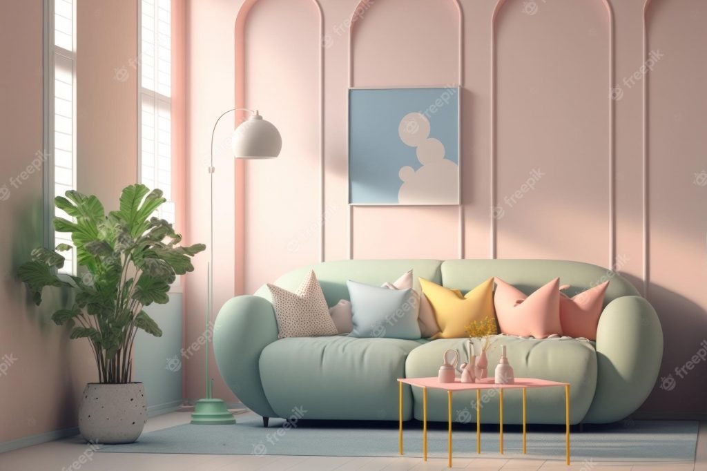 Ambiance intérieure élégante du métal et du bois 1 artchitecture2