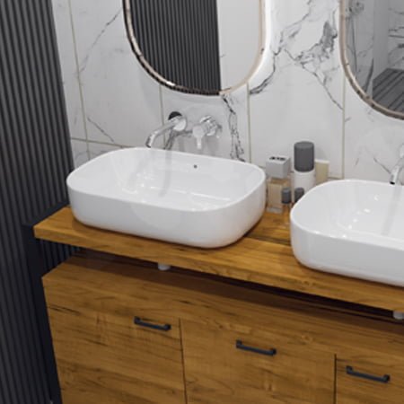 Meuble Salle De Bain Havana 6 Meuble de salle de bain bois metal