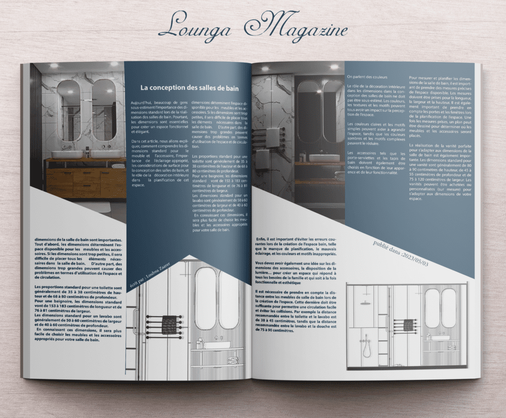 La conception des salles de bain 1 La Conception