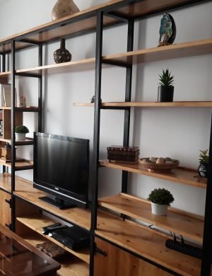 Meuble bibiothèque fabriqué en nos ateliers en ALGERIE