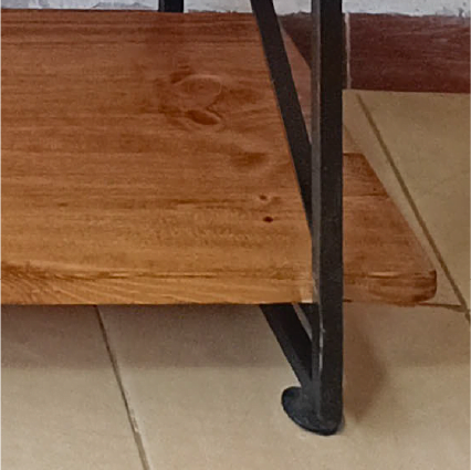 Etagere Rita 3 bois-metal-etageres