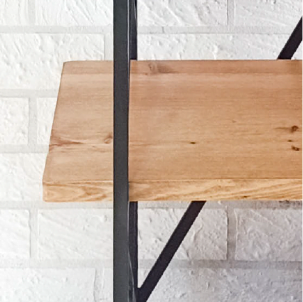 Etagere Rita 2 etagère bois metal