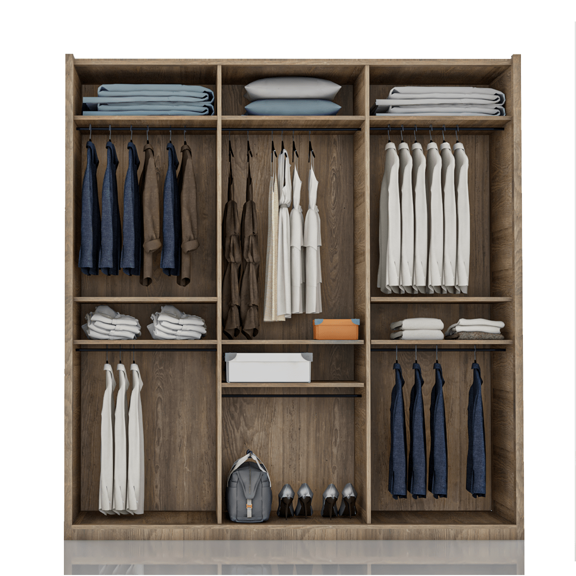 Armoire Puzzle Live Edge 4 Armoire live edge fabriqué en Algérie