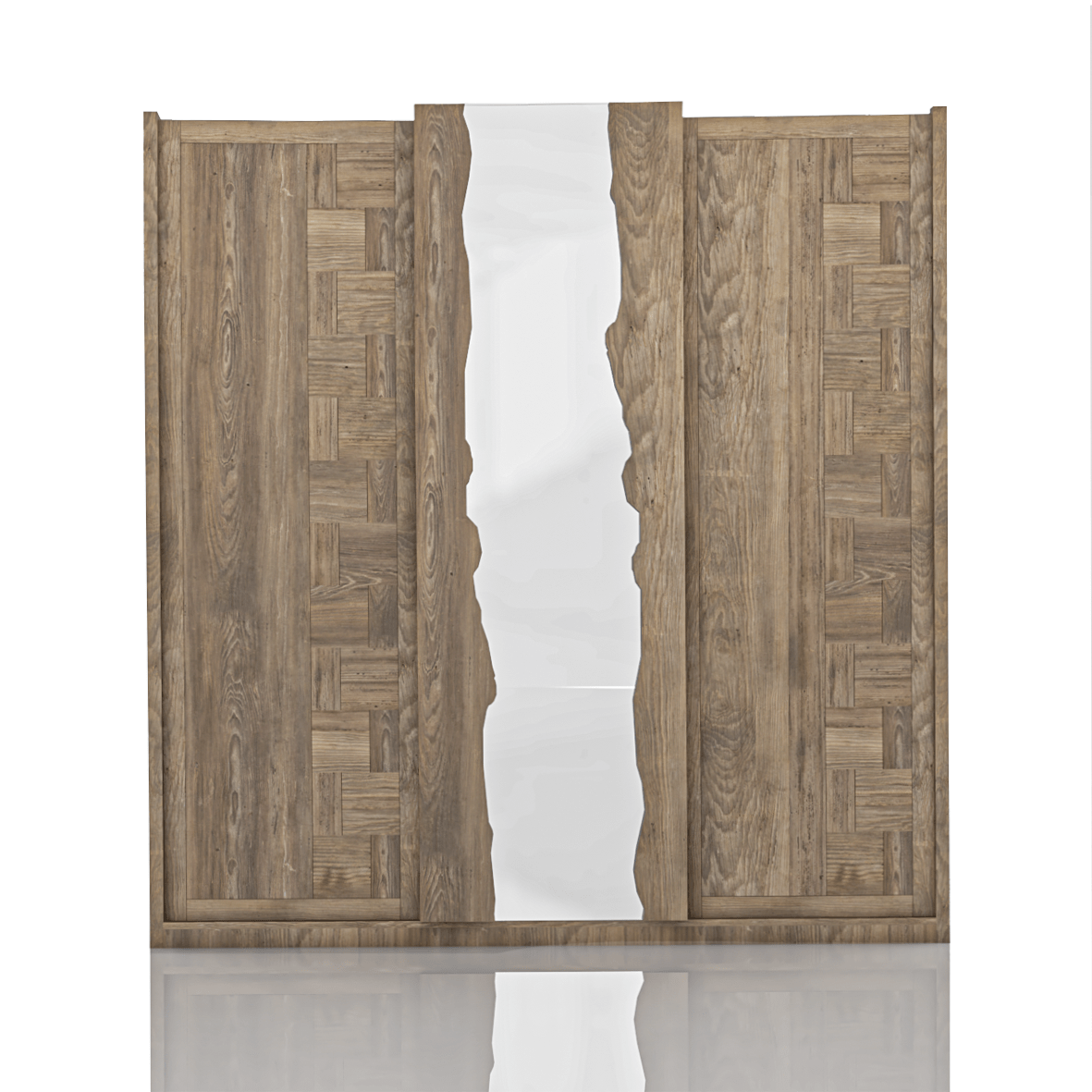 Armoire Puzzle Live Edge 5 Armoire dressing PUZZLE live edge fabriqué en Algérie