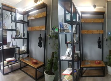 Meuble Porte Manteaux 1 meuble d'entrée industriel