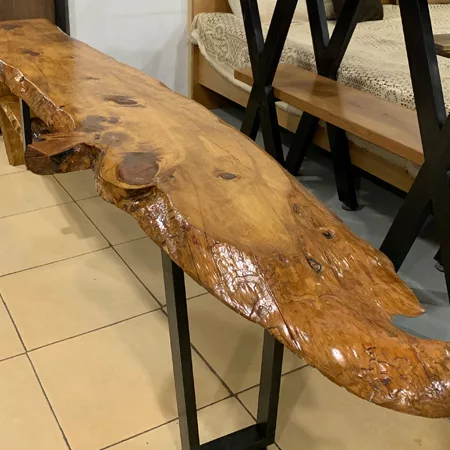 Live Edge TV Stand 4 Live Edge TV Stand – Image 4