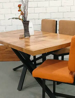 Table-Mosaïque-Bois massif